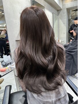 サイン 渋谷(SIGN) 艶髪レイヤーカット韓国ヘアーグレージュ髪質改善トリートメント