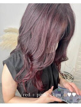 ベルフェミンクレイル(Belle femin CLAIRE) red pink★masami style