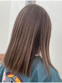 大人可愛い20代30代40代 ハイトーンピンクアッシュ 髪質改善