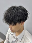 メンズカット×縦落ちツイスパ