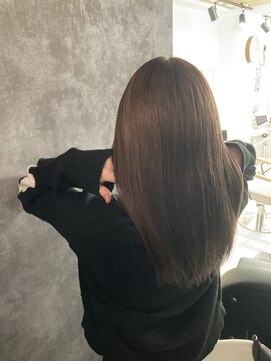 ミエルヘアーエスト 新宿店(mielhair est) ピンクブラウン