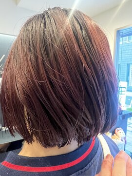 ディーヘアーデザイン(d.HAIR DESIGN) ボブ×ピンク