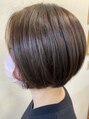 ヘアーサロンプレジール&nbsp;まとまりのいいショートボブスタイルです。