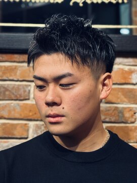 仙台 ビジネスショート アップバング ツーブロック