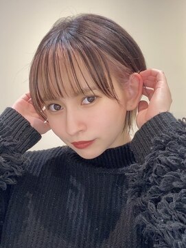 ミーム 原宿 表参道(meme) フェイスフレーミングピンク