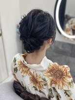 ヘア サロン クラン 東心斎橋店(hair salon clan)&nbsp;ゆるふわアップ/心斎橋ヘアセット