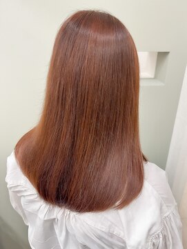 ムクヘアー(muk hair) 髪質改善カラー×トレンドオレンジ