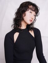 ピークアブー アヴェダ ギンザシックス(PEEK-A-BOO AVEDA GINZASIX)&nbsp;黒髪　パーマスタイル　くりくりパーマ　デジタルパーマ