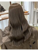 ラピステン 福岡天神 大名店(Lapis) 10代・20代/ブリーチなしダブルカラー/オリーブブラウン