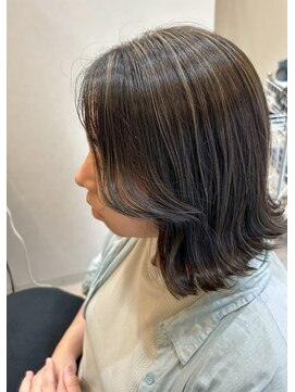 ガレリアエレガンテ 尾張旭店(GALLARIA Elegante) 顔回りレイヤー/ダークアッシュ