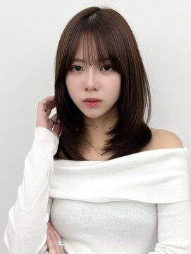 アマトウキョウスマートサロン(AMA TOKYO×Smart Salon) くびれレイヤー/顔まわりカット/レイヤーカット/小顔ヘア