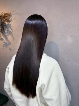 極艶ストレート【池袋/髪質改善/縮毛矯正/トリートメント】