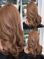 アルドーレヴェントホリエ(Ardore vento horie)&nbsp;ブリーチなしダブルカラーで作るハニーベージュ♪10代20代30代