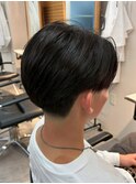 千葉駅MEN’S HAIR/サーフカール/刈り上げセンターパート