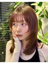 ミンクスリッカ 表参道(MINX RICCa) 前髪からつながるレイヤーでふんわり今っぽ可愛いヘア