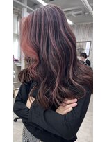リノート バイ エゴル 太田川(Linoet by ENGOL)&nbsp;[LINOET 太田川]中道晶 ピンクハイライトカラー