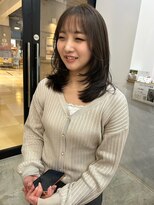 リンダ(LINDA)&nbsp;ハッシュカット/レイヤー/グレージュ[札幌美容室LINDA]