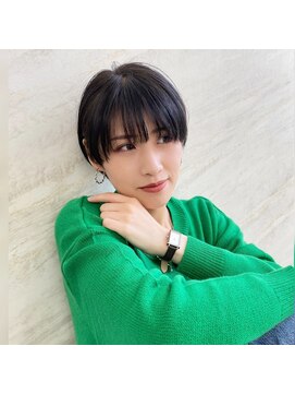 laf  hair ハイライト/髪質改善/白髪ぼかし【4月下旬 NEW OPEN（予定）】 【ヒロシ】ハンサムショート　２０代/３０代/４０代