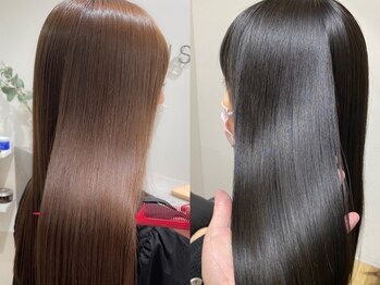 TLUUS 梅田茶屋町店【トゥルーズ】前髪&韓国レイヤー&ボブ&髪質改善【4/4~(予定)】の写真/髪質改善を追求するTLUUSだから出せる質感をご提供します◎思わず目を疑うようなツヤ感で印象UP☆