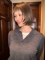 フランジェッタヘアー(Frangetta hair)&nbsp;ミルクティーグレージュ☆ボブレイヤー！担当川合