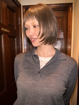 フランジェッタヘアー(Frangetta hair) ミルクティーグレージュ☆ボブレイヤー！担当川合