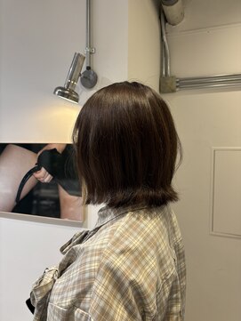 ローレンジウ(LOREN JU) 着物ヘア/ダークアッシュ/ミディアムレイヤーカット/名古屋名駅