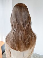 シオン(shion) フェミニンロングマロンベージュ似合わせカット_ba539721