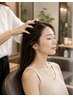 【リフトアップ☆】カット+高濃度水素カラー+リフトアップヘッドスパ25分