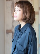 アニモフィオレンテ 千間台店(animo FIORENTE) +animoせんげん台+ミルクベージュ!レイヤーハッシュカットボブe