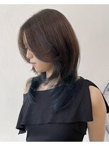 セットアップ 岡山北長瀬店(SET-UP)&nbsp;レイヤースタイルハッシュカットエンドカラーブリーチ