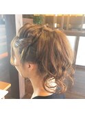 ポニーテール　×　華やか