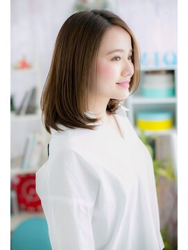 ミック ヘアアンドビューティー 大山店(miq  Hair&Beauty) まとまり、ツヤ感、ナチュラルミディ