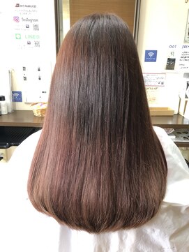 リッツファミリーズピコ めがね橋店(RIT FAMILYZ PIKO) ピンク系ヘアカラー