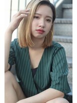 コワファースト 別府&nbsp;ベージュ系切りっぱなしボブ