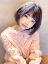 アグ ヘアー エレナ 佐世保店(Agu hair elena) 《Agu hair》大人かわいい透け感カラー×ショート