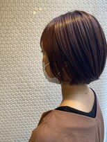 エル(EL by green)&nbsp;《tomi》切りっぱなしボブ×ピンクブラウンカラー