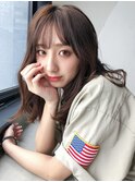 ラフウェーブ_クールショートピンクベージュボブルフ_38039