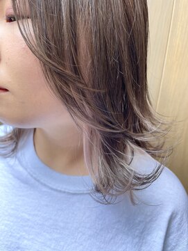 エイト 上野店(EIGHT ueno) 【EIGHT上野】日木[NIKI]_インナーカラー/ペールピンク