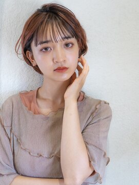 シェル 津山の手店(shel) ふんわりショート♪20代30代大人可愛い小顔丸みボブカット
