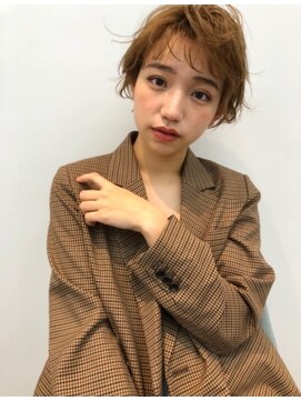 ヘアデザイン ロッコ(hair design ROCCO) ショート×毛先パーマ