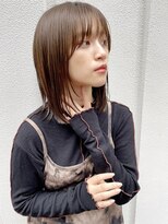 美髪/ホワイトグレージュ/大人かわいい/こなれミディ[銀座]