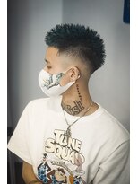 プロショップウェーブ(PRO SHOP WAVE)&nbsp;スキンフェード×ファーカラー