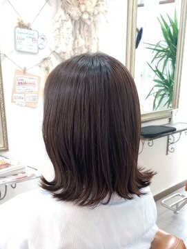 ラグラスヘア(LAGRAS HAIR) 軽やかアッシュの外ハネボブ