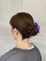 夏祭り ヘアセット