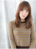 ミストバング髪質改善くせ毛風ゆるセミディe古河20代30代40代