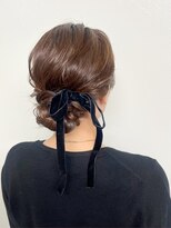 オーシャン 宇都宮店(Ocean)&nbsp;ゆるっとシニヨン×ベロアリボン