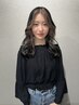 【ポイントお洒落☆】インナーカラー+カット+トリートメント　￥15500