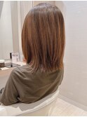 大人かわいい☆髪質改善ストレートでナチュラルミディアム♪