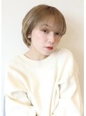 【 I. 】30代からの襟足すっきり前下がりショートボブ 川口