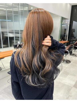 ガリカ 大名(Gallica) インナーをブルーブラックに/インナーカラー